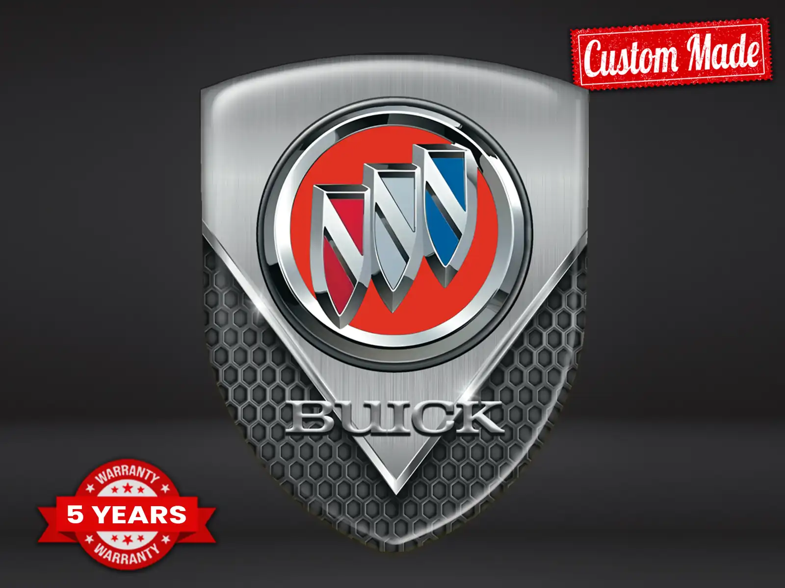 Buick Wasserfester Aufkleber Stern Design Anpassbar